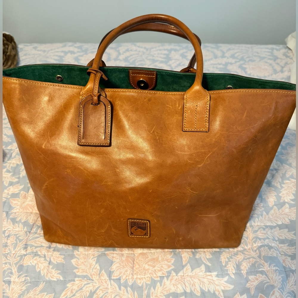 Brown Leather Tote Bag